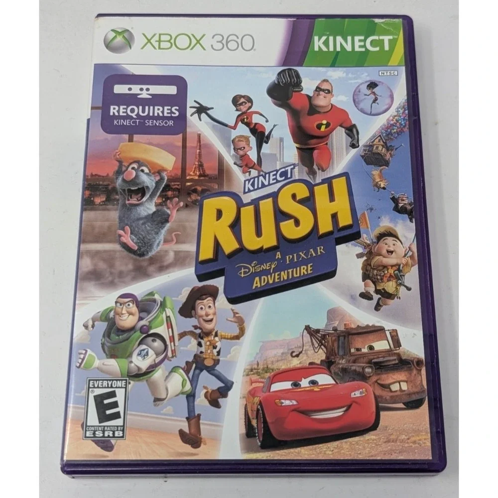 Kinect Rush: A Disney Pixar Adventure (Microsoft Xbox 360, 2012) No‎ Manual